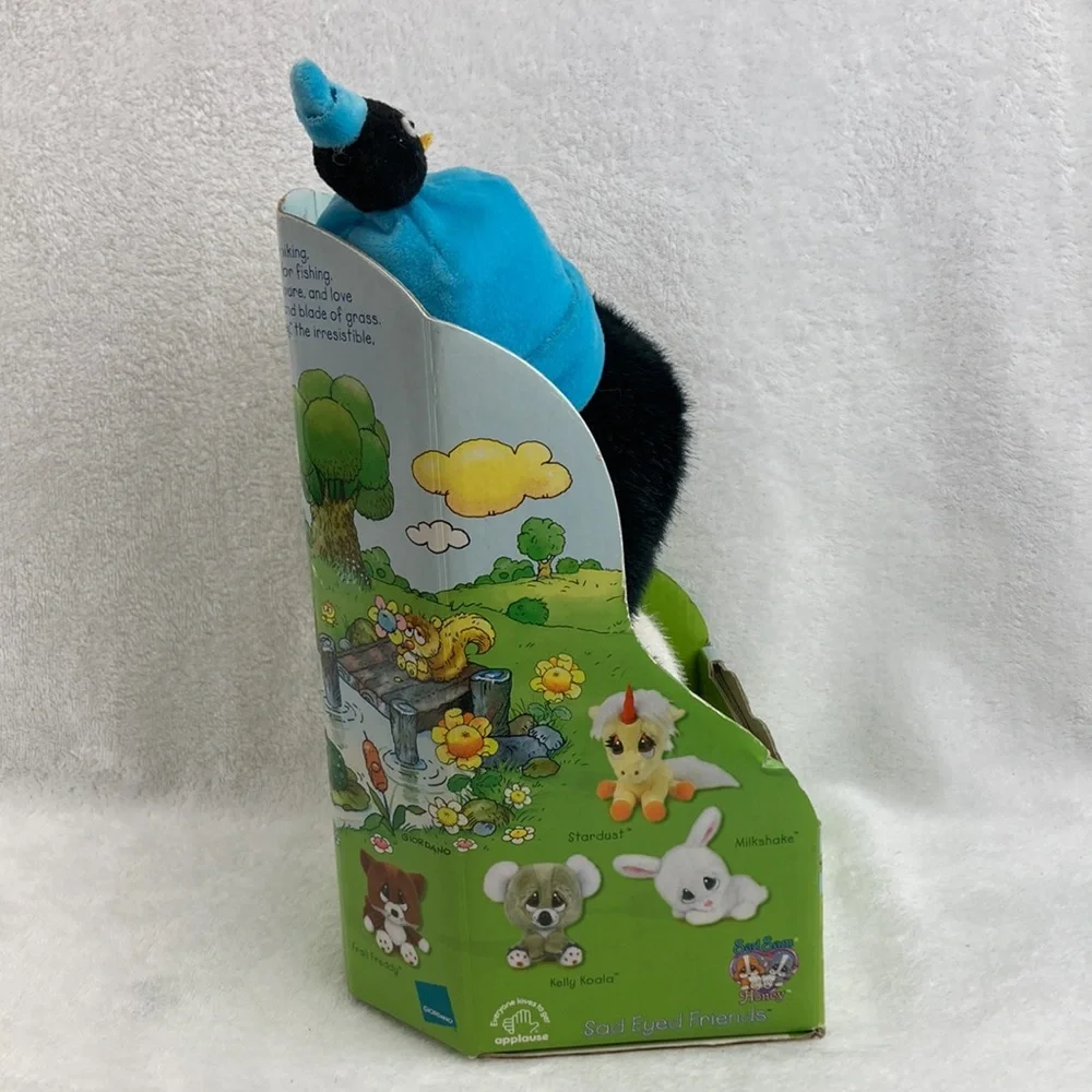 Sad Sam Sad Eyes Friends Penguin Ice Pack Plush Stuffed Animal Toy 10” New